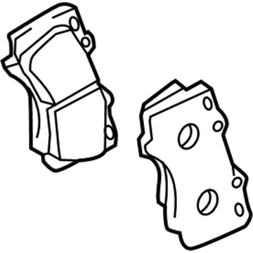Toyota Brake Pads - 04465-04090