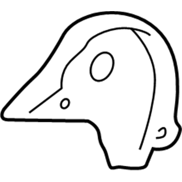 Toyota 71876-0C070-B0 Adjust Cover