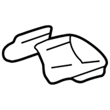 Toyota 72137-0C140-B0 Track End Cover