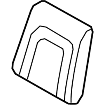 Toyota 71077-60G00-A2 Seat Back Cover