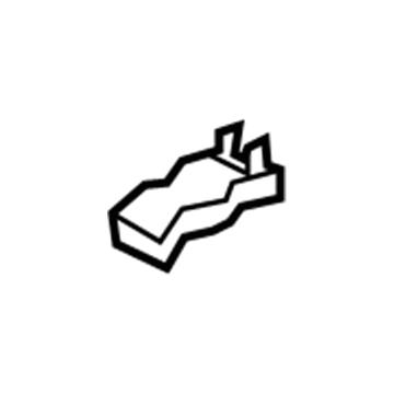 72123-0E070-B0 Toyota Track End Cover, Outer Front Passenger Side Illustration 1 of 1
