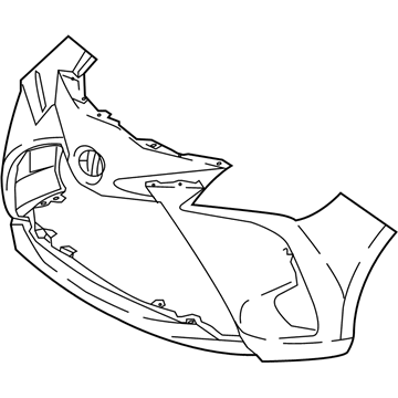 Toyota Yaris Bumper Cover - 52119-0U931