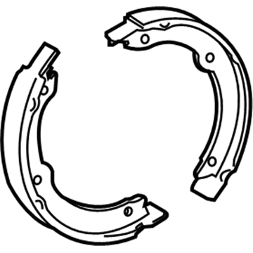 Toyota 46530-34010 Parking Brake Shoes