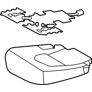 Toyota 71076-0E490-B4 Cushion Cover