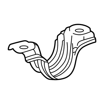 48824-AK010 Toyota Bracket, Stabilizer, Front Illustration 1 of 1
