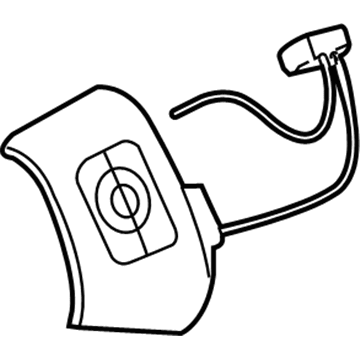 84247-12070 Toyota Radio Control, Driver Side Illustration 1 of 1