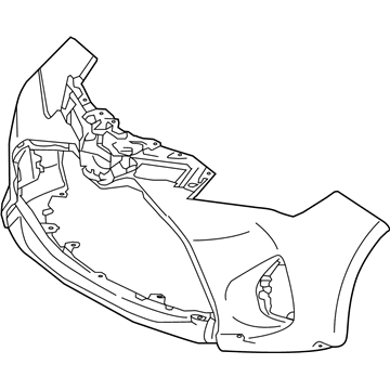 Toyota Yaris Bumper Cover - 52119-0U927