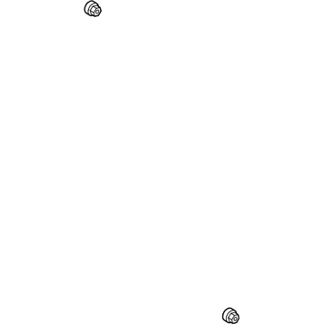 Toyota 90080-17195 Center Seat Belt Nut