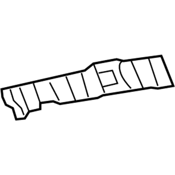 66415-42070 Toyota Headliner Spacer, Passenger Side Illustration 1 of 1