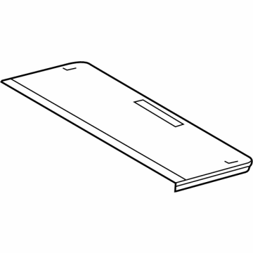 64903-09020 Toyota Tonneau Cover, Rear Illustration 1 of 1