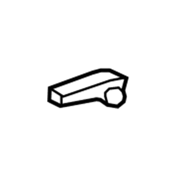 72494-06010-B1 Toyota Adjust Handle, Gray, Driver Side Illustration 1 of 1