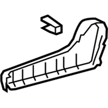 71862-0C080-E0 Toyota Cushion Shield, Sand, Inner Driver Side Illustration 1 of 1