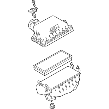 Toyota Crown Signia Air Filter Box - 17700-25171