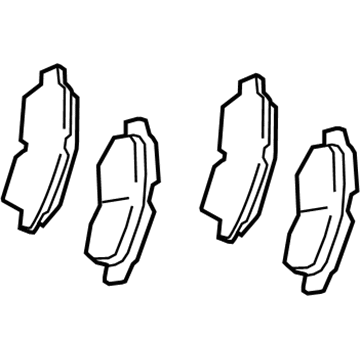 Toyota 04465-07010 Brake Pads