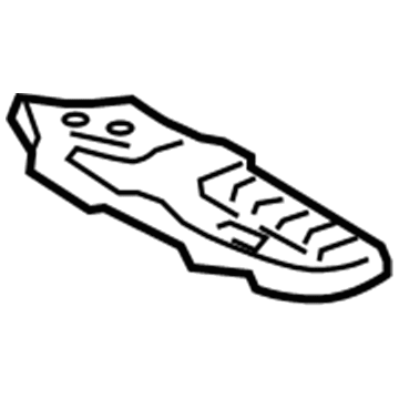 55216-52021 Toyota Pad, Passenger Side Illustration 1 of 1