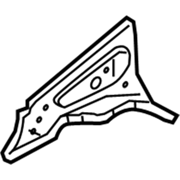 55713-52090 Toyota Cowl Side Panel, Passenger Side Illustration 1 of 1