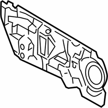 55223-52110 Toyota Insulator, Outer Illustration 1 of 1
