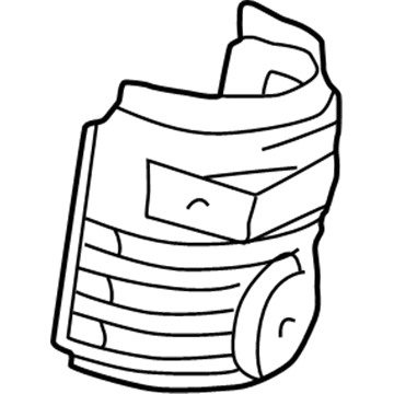 Toyota 25586-0H010 Heat Shield