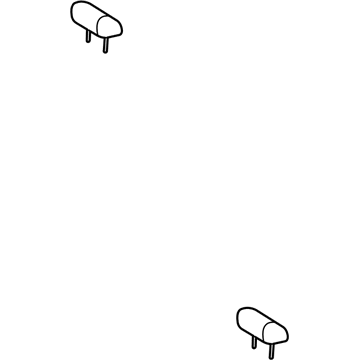 71940-33441-B0 Toyota Headrest, Rear Illustration 1 of 1