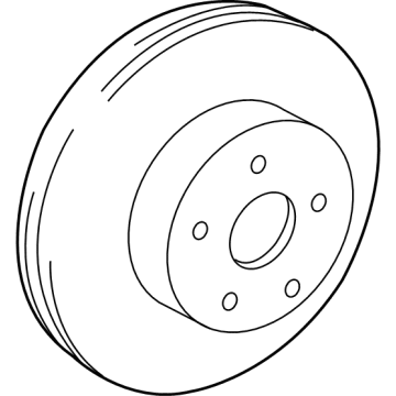 Toyota Prius Brake Rotor - 43512-52170