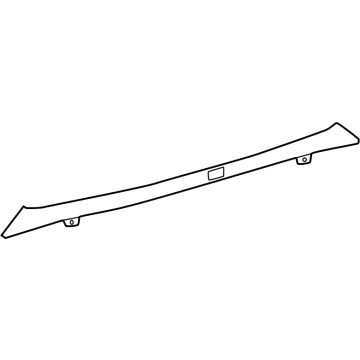 Toyota 52165-35030 Extension, Rear Bumper 52165-35030 Toyota Extension, Rear Bumper Illustration 1 of 1