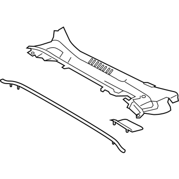 Toyota 55708-02C10 Cowl Grille