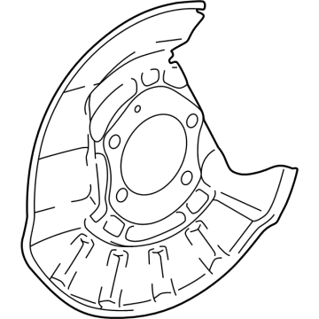 Toyota 47804-06010 Splash Shield