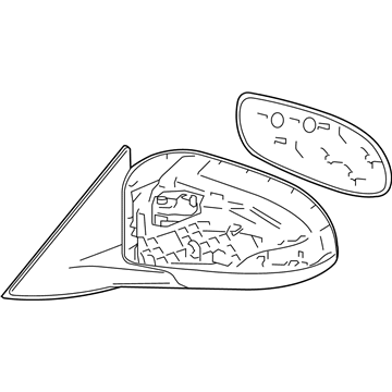 Toyota Camry Car Mirror - 87909-06434