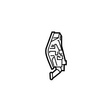 82661-12340 Toyota Fuse & Relay Box Cover, Center Illustration 1 of 1