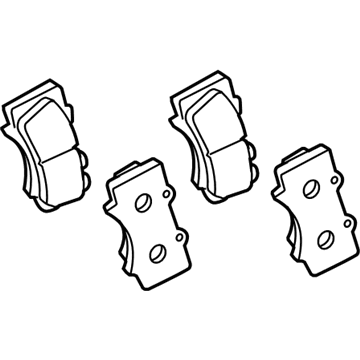 Toyota 04465-0C020 Brake Pads