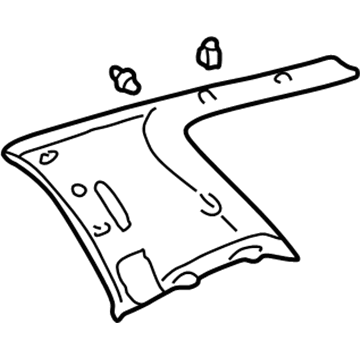 Toyota 62550-0C020-B0 Quarter Trim Panel