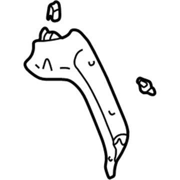 Toyota 62570-0C010-B0 Rear Pillar Trim