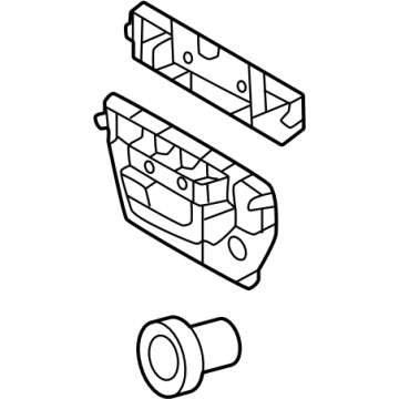 Toyota 76810-AK010 Handle, Outside