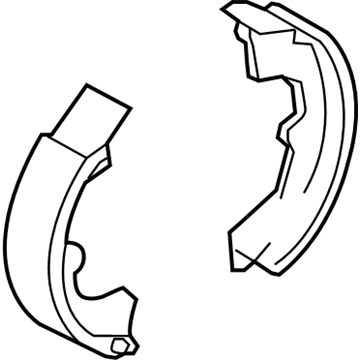 Toyota Parking Brake Shoes - 04495-02212