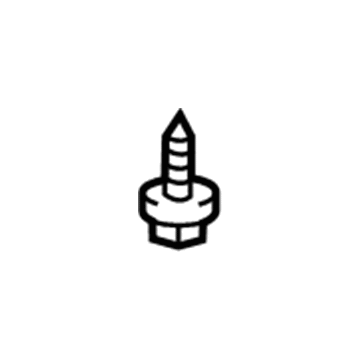 Toyota 90119-A0156 Lower Panel Bolt