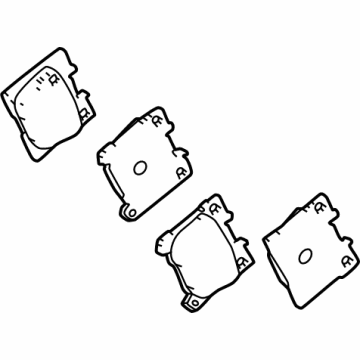 Toyota GR Corolla Brake Pads - 04466-52200