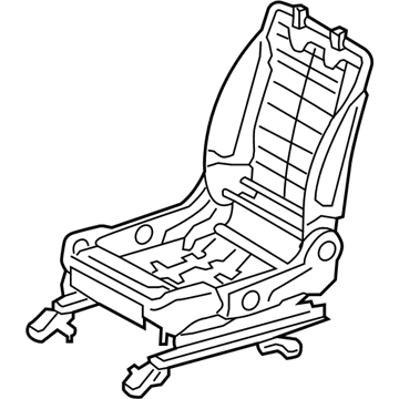 71110-AA081 Toyota Seat Frame, Passenger Side Illustration 1 of 1