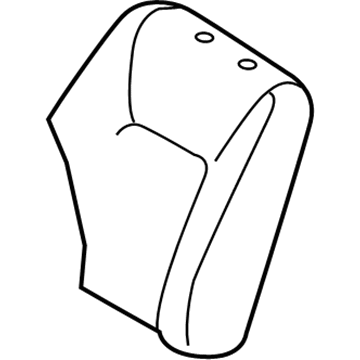 71551-AA130 Toyota Seat Back Pad, Front Passenger Side Illustration 1 of 1
