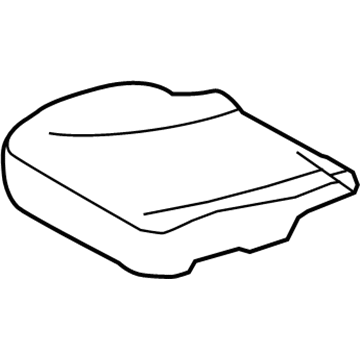 71511-06230 Toyota Seat Cushion Pad, Passenger Side Illustration 1 of 1