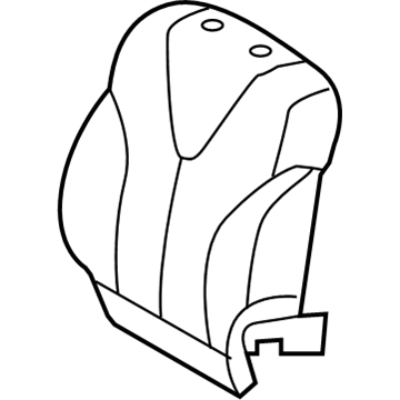 Toyota 71073-33C00-E2 Seat Back Cover
