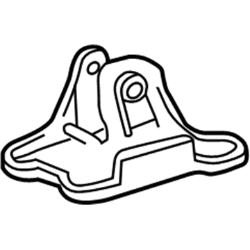 12313-0A061 Toyota Bracket, Upper Front Passenger Side Illustration 1 of 1