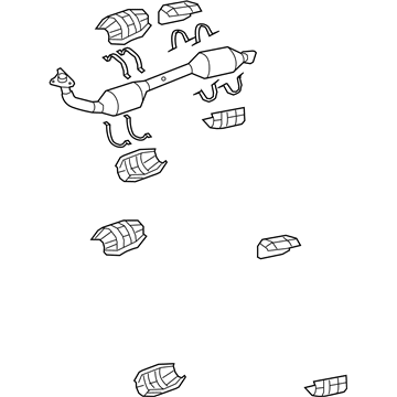 Toyota 17410-0F090 Front Pipe