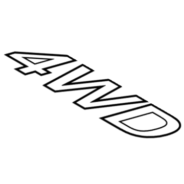 Toyota Highlander Emblem - 75445-32070