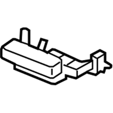 66413-02170 Toyota Headliner Spacer, Front Passenger Side Illustration 1 of 1