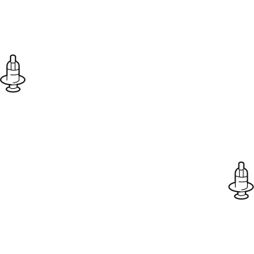 Toyota 52161-02020 Under Cover Retainer