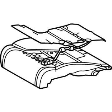 Toyota 71502-0C010 Cushion Assembly