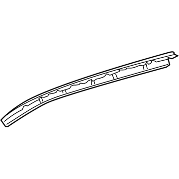 61248-60050 Toyota Rail Reinforcement, Inner Driver Side Illustration 1 of 1