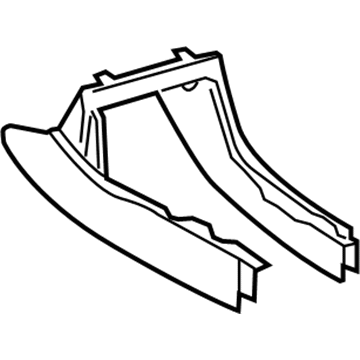 58811-06040-B1 Toyota Front Trim, Gray Illustration 1 of 1