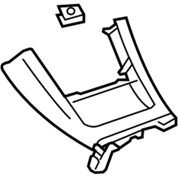 58804-06020 Toyota Compartment Trim, Upper Illustration 1 of 1