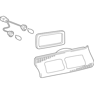 Toyota Camry Back Up Light - 81680-AA010
